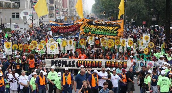 400,000-strong People’s Climate March on eve of summit