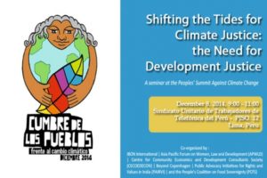 Shifting Tides for Climate Justice: the Need for Development Justice