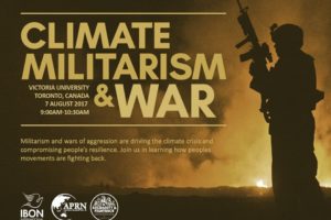 Workshop on Climate Militarism & War