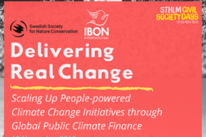 Delivering Real Change: Scaling Up People-powered, Climate Change Initiatives through Global Public Climate Finance