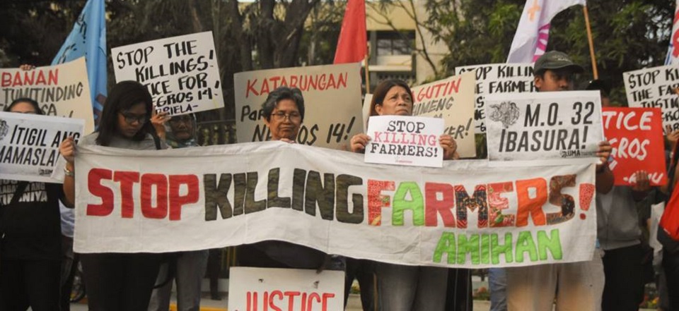 Justice for the farmers, land rights defenders in the global South!