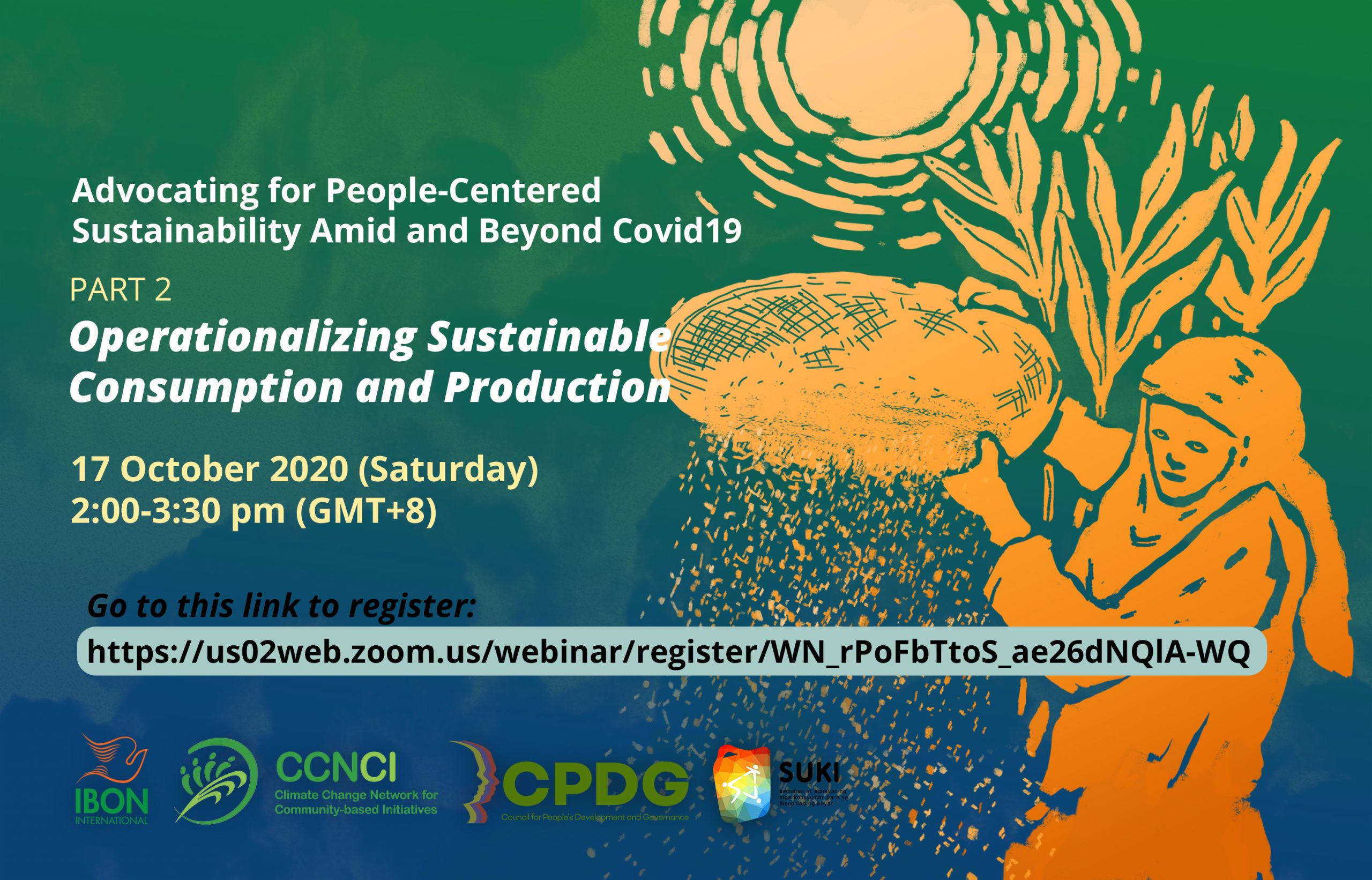 WEBINAR SERIES / Advocating for People-Centered Sustainability Amid and Beyond COVID-19 (17, 9 October)