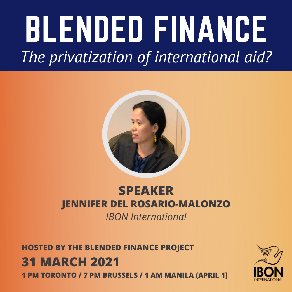 You are currently viewing Webinar / Blended finance: The privatization of international aid? (March 31)