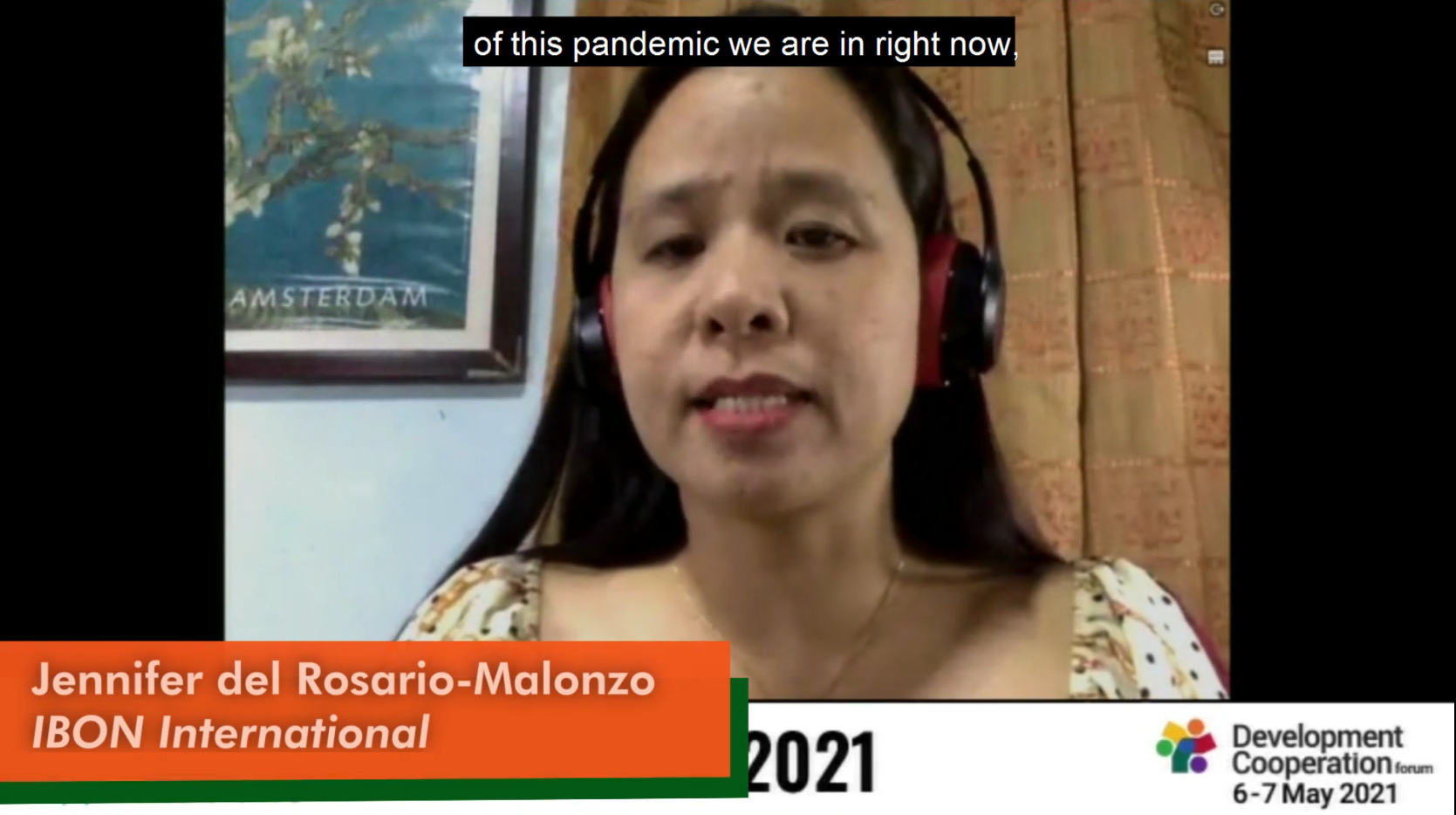 Advance development cooperation towards people-centred pandemic responses and climate action