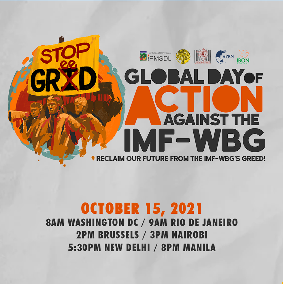 Global Day of Action against the IMF-WBG (October 15)