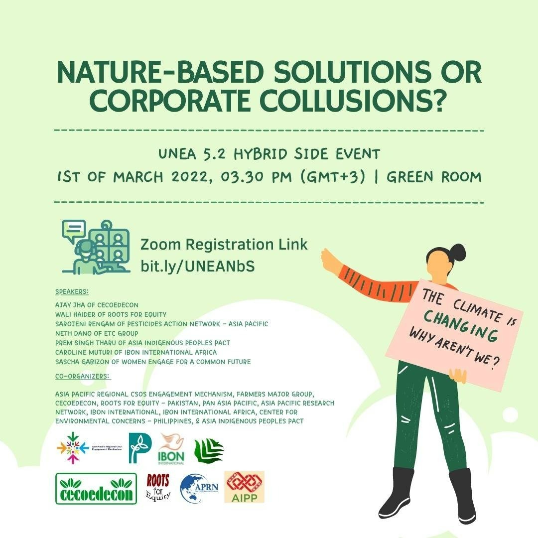 [FORUM] Nature-based Solutions or Corporate Collusions?