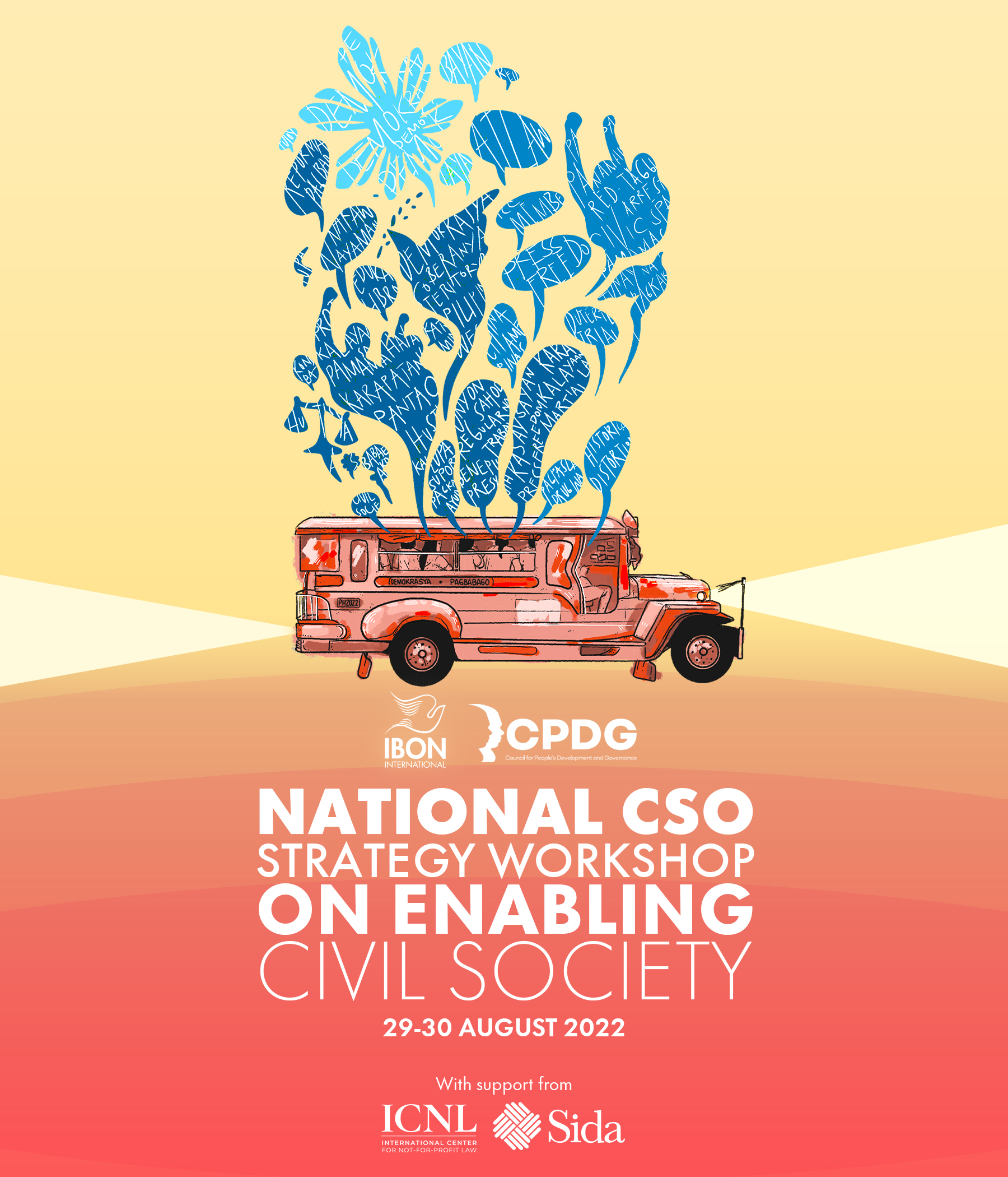 You are currently viewing [EVENT] National CSO Strategy Workshop on Enabling Civil Society