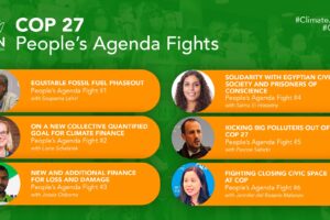[VIDEO] People’s Agenda Fights at COP27