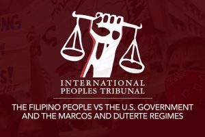 Statement of support for the International People’s Tribunal on IHL violations in PH by US-backed Marcos Jr. and Duterte 