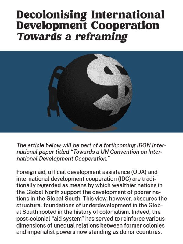 Decolonising International Development Cooperation