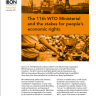 The 11th WTO Ministerial and the stakes for people’s economic rights