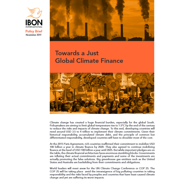 Towards a Just Global Climate Finance