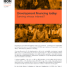 Development financing today: Serving whose interest?